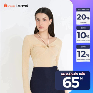 Áo ôm thun ướt rút dây Maybi