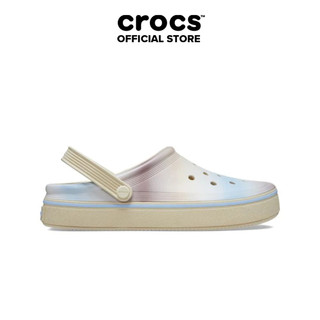 Giày Clog Unisex Crocs Off Court Color Dip - Bone