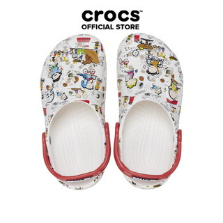 Giày Clog Trẻ Em Crocs Peanuts Classic - White