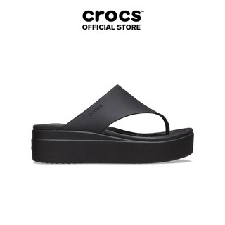 Dép xỏ ngón nữ crocs brooklyn - black