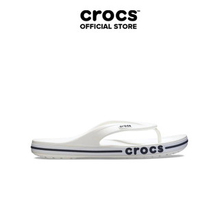 Dép Xỏ Ngón Unisex Crocs Bayaband - White/Navy