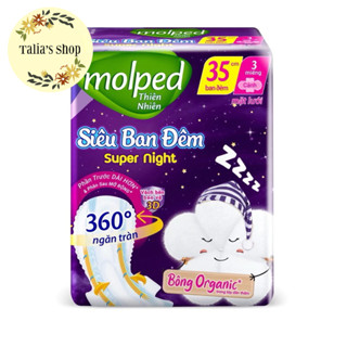  Bộ 2 gói Băng vệ sinh Molped ban đêm 29cm 35cm 