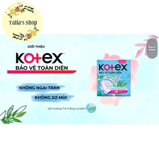 BĂNG VỆ SINH KOTEX SIÊU MỎNG CÁNH HƯƠNG TRÀ TRẮNG LONDON 23CM BỊCH 8 MIẾNG - MẪU MỚI NHẤT