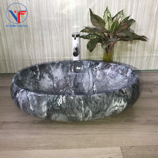 LAVABO ĐẶT BÀN HOA VĂN ĐÁ HOA CƯƠNG