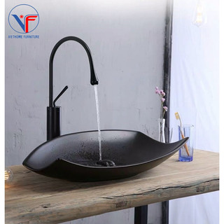 LAVABO - CHẬU RỬA MẶT ĐẶT BÀN MÀU ĐEN CÁ TÍNH