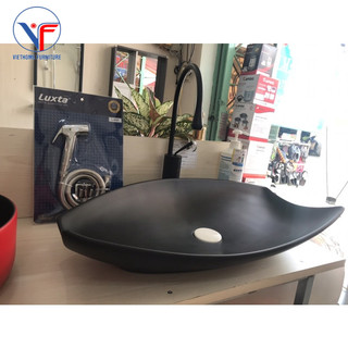 LAVABO - CHẬU RỬA MẶT ĐẶT BÀN MÀU ĐEN CÁ TÍNH