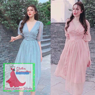 VÁY LƯỚI CỔ TIM NHẤN LY NÚT BỌC PHÍA TRƯỚC