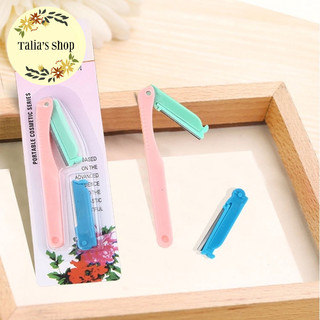 Bộ dao cạo tỉa chân mày 2 lưỡi ailin