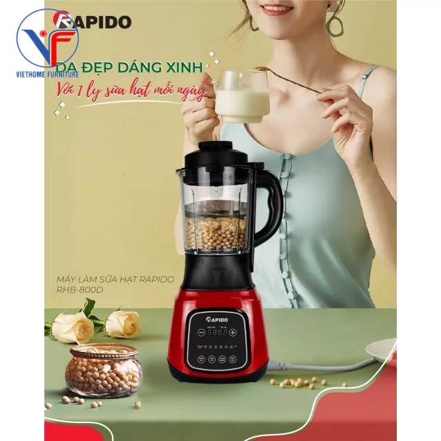 Máy làm sữa hạt Rapido RHB-800D