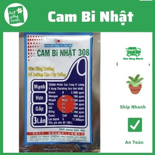 Phân bón bổ sung trung vi lượng cam bi Nhật 308 tăng trưởng cây trồng (40gr)