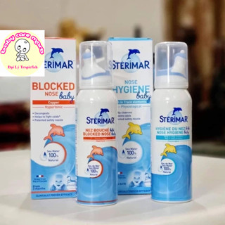 [Chính hãng] Chai xịt mũi muối biển cá heo Stérimar 100ml nội địa Pháp dùng cho bé từ 3 tháng tuổi