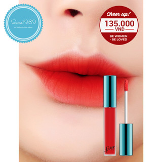 Son kem BbiA Last Velvet Lip Tint #02Coral Red