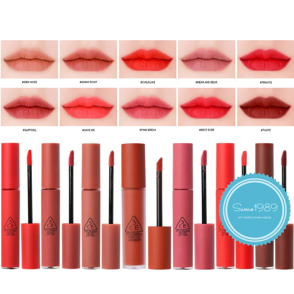 SON 3CE VELVET LIP TINT
