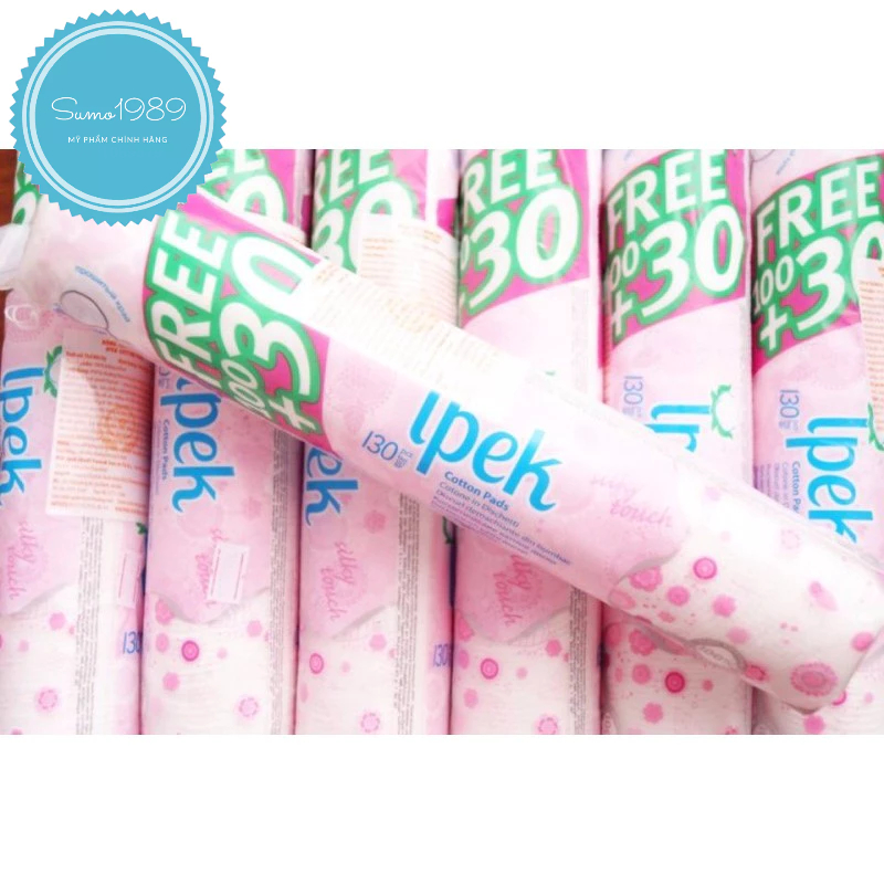 BÔNG TẨY TRANG IPEK 150 MIẾNG