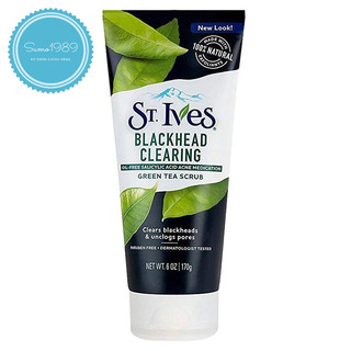Sữa rửa mặt trà xanh St.Ives Blackhead Clearing Green Tea Scrub