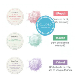 Phấn bột kiềm dầu innisfree no sebum mineral powder