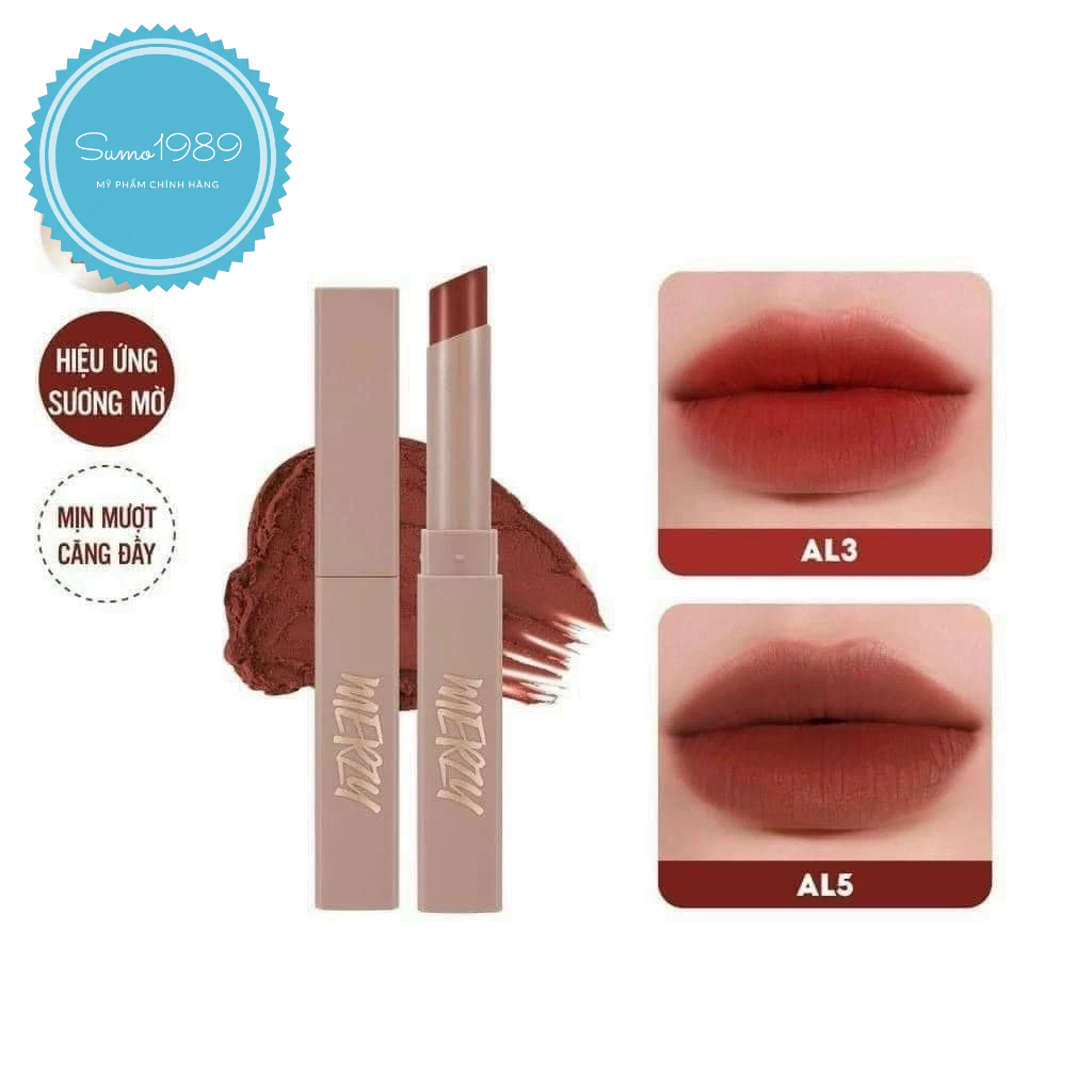Son thỏi Merzy Academia Cotton Lipstick