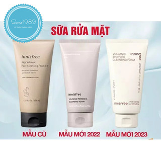 Sữa Rửa Mặt Tro Núi Lửa Innisfree Jeju Volcanic Pore Cleansing Foam 150ml