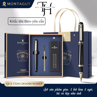 Bút ký tên cao cấp MONTAGUT 202 chính hãng, khắc tên theo yêu cầu làm quà tặng Đối tác, Doanh nghiệp