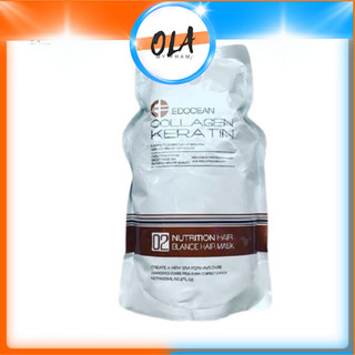 Kem Hấp Ủ Xả Edocean Colagen 1000ml Cho Mái Tóc Siêu Mềm Mượt, Tóc Hết Khô Xơ, Chẻ Ngọn, Hàng Chính Hãng - Mỹ Phẩm Ola