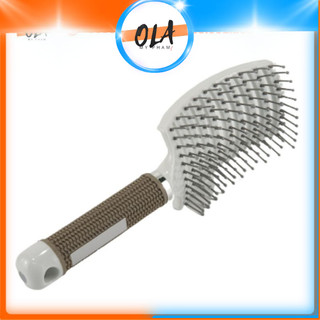 Lược Bàn Chải Tóc Uốn, Lược Bán Nguyệt, Lược Gỡ Rối, Tạo Độ Phồng Tóc Bản Lớn - Mỹ Phẩm Ola