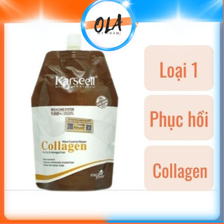Kem Hấp - Ủ- Xả Phục Hồi Tóc Collagen Karseell Maca Dạng Túi 500ML chuẩn salon hàng loại 1 - mỹ phẩm ola
