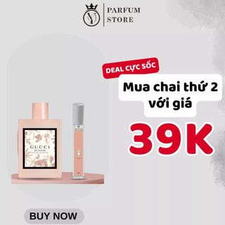 Nước hoa Gucci Bloom Eau de Parfum For Her 10ml hương hoa nhài tinh tế, lưu hương lâu