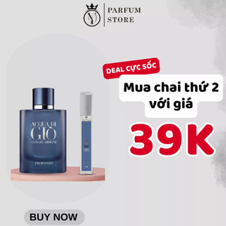 Nước hoa nam acqua di giò profondo edp 10ml hương thơm nam tính, lịch lãm