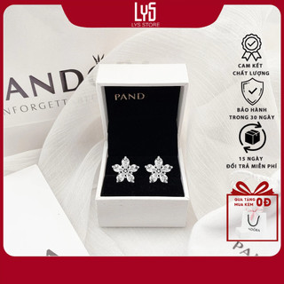 Khuyên tai bạc Lys Sparkling Snowflake Stud Sliver Earrings 3035SV Fullbox phụ kiện PAN