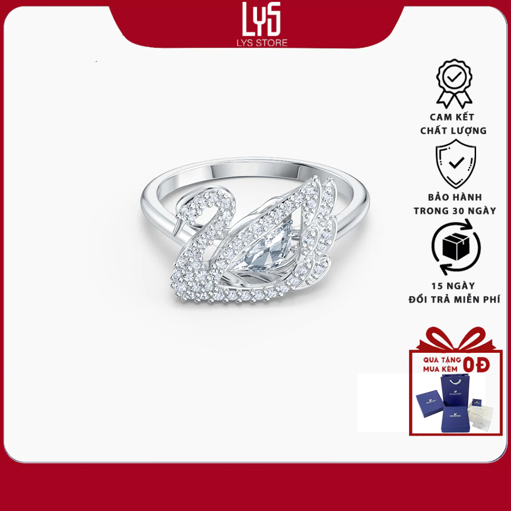 Nhẫn nữ Lys THIÊN NGA  DANCING SWAN RING 8069SV
