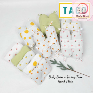 Bộ gối chặn chống giật mình và gối lõm đầu Hullo/Taco cho bé sơ sinh (Mẫu mới)