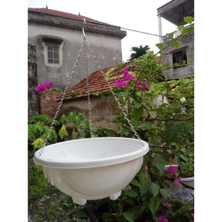 Chậu treo chảo móc xích, bền to đẹp