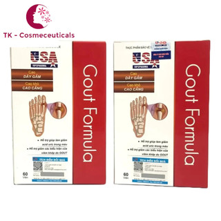 Viên Giảm Gout - GOUT FORMULA Giảm Các Biểu Hiện Của Viem Khớp Do Gout - Hộp 60 viên