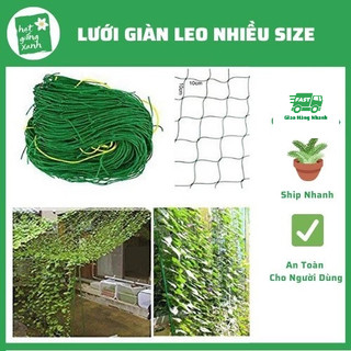 Lưới Làm Giàn Leo Cho Bầu, Bí, Mướp, Dưa….Nhiều từ 0.9m đến 5m
