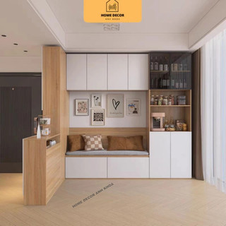 tủ giày kịch trần nhận đặt theo thiết kế,kiểu dáng,màu sắc theo khách hàng lắp đặt trong khu vực Home Decor Anh Khoa