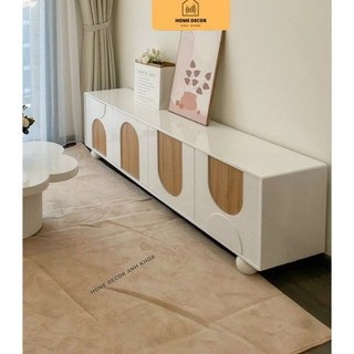 Kệ tivi sang trọng gỗ MDF phủ melamin giá xưởng (không bao gồm thảm trên) HOME  ANH KHOA