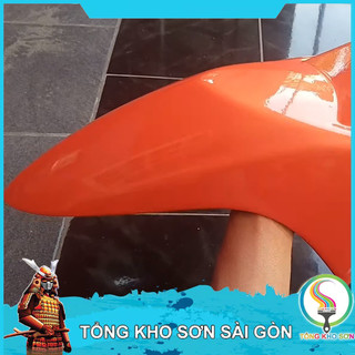 Bình xịt sơn Samurai màu cam rực Y3505