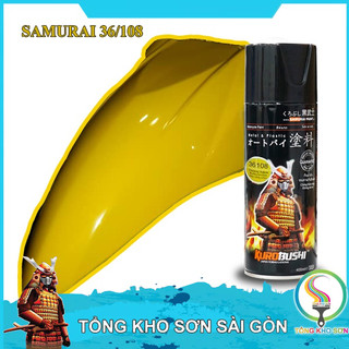 Bình sơn xịt màu vàng tươi 108 Samurai Paint