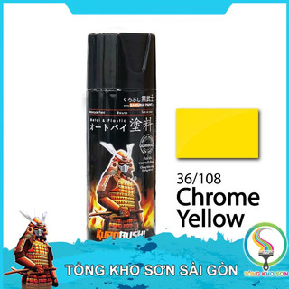 Bình sơn xịt màu vàng tươi 108 Samurai Paint