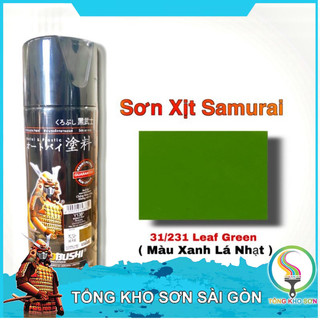 Bình sơn xịt màu xanh lá nhạt 231 Samurai