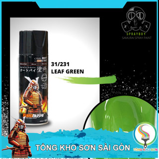 Bình sơn xịt màu xanh lá nhạt 231 Samurai