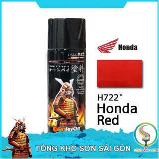 Chai Sơn xịt Samurai Màu Đỏ Honda H722