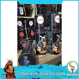 Combo Bình Sơn xịt màu xanh đậm 116 son xit Samurai
