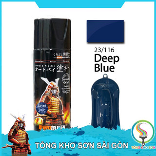Combo Bình Sơn xịt màu xanh đậm 116 son xit Samurai