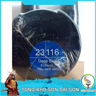 Combo Bình Sơn xịt màu xanh đậm 116 son xit Samurai