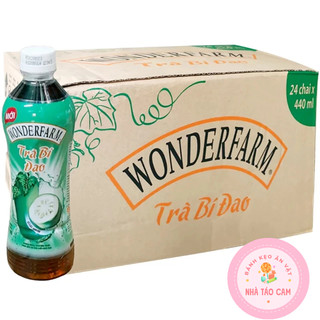 Thùng 24 chai trà bí đao wonderfarm thanh mát/ chai 440ml