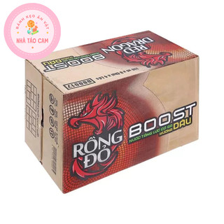 Thùng 24 chai nước tăng lực rồng đỏ hương dâu/ chai 330ml