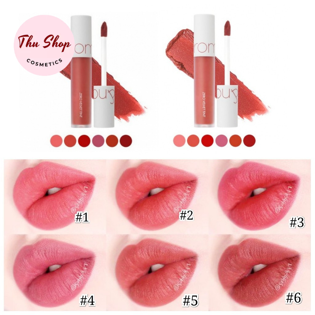 Son Kem Lì romand Zero Velvet Tint