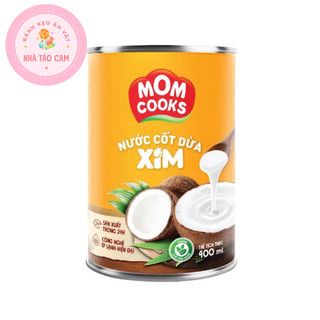 [ Siêu Rẻ ] Nước Cốt Dừa Xim - Mom Cooks Thơm Ngon Béo/ Hộp thiếc 400ml, Hộp giấy 200ml