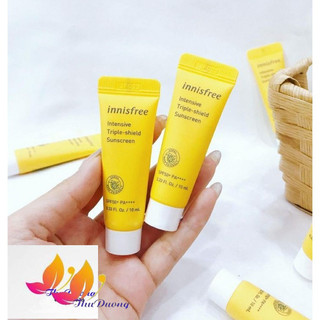 Kem Chống Nắng Innisfree Intensive Triple shield  Sunscreen SPF50+ Pa++++10ml